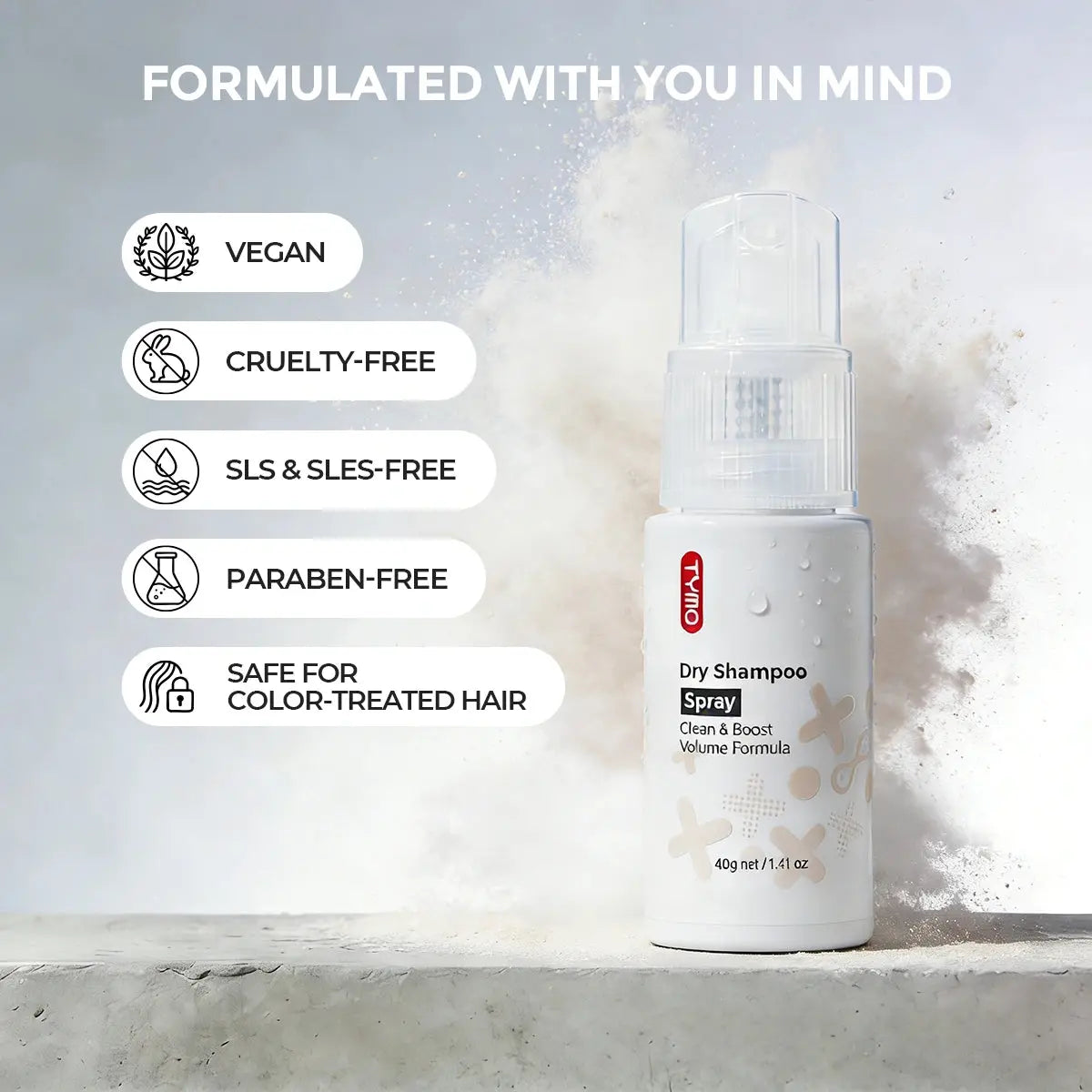 TYMO Volumizing Dry Shampoo Powder