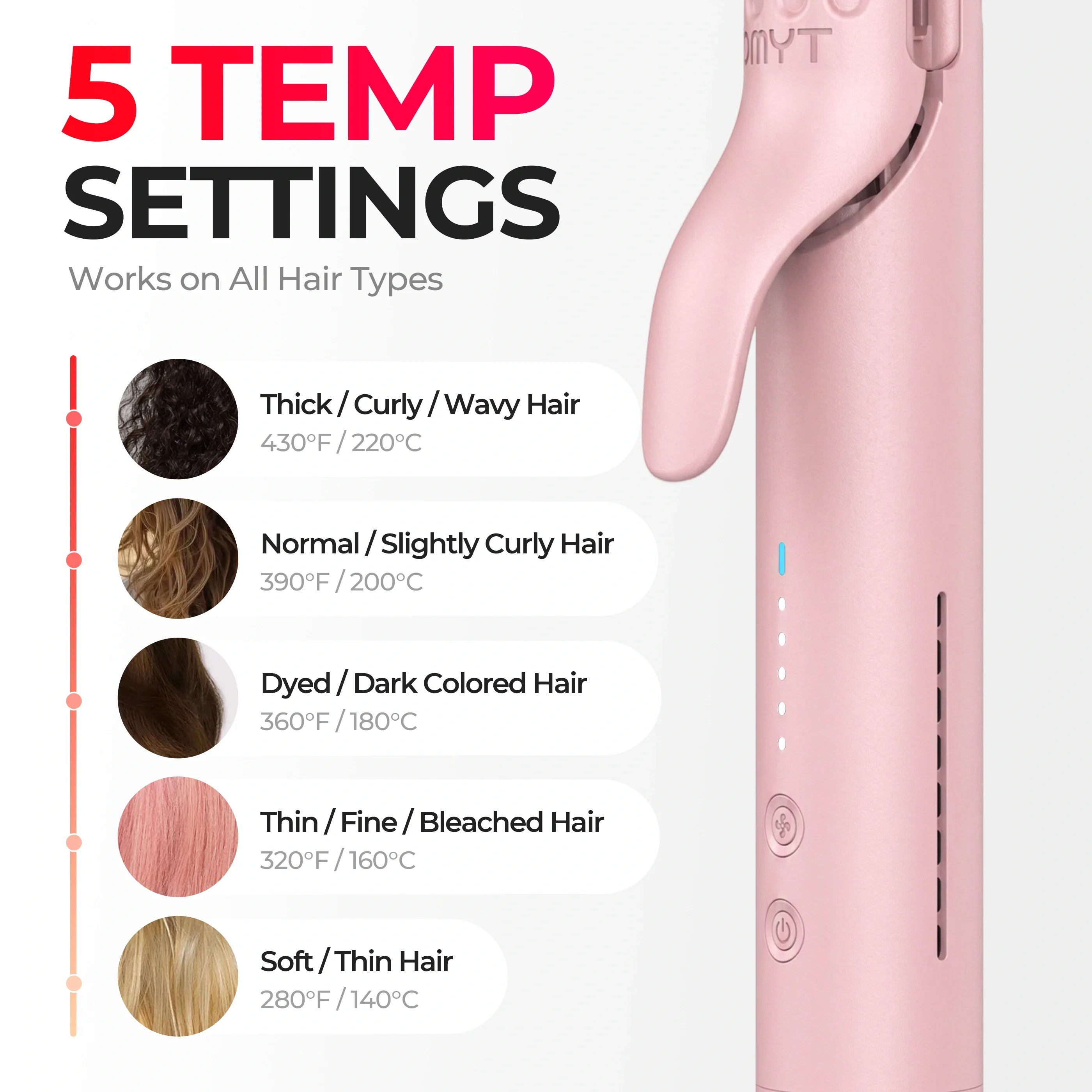 TYMO AIRFLOW PINK
